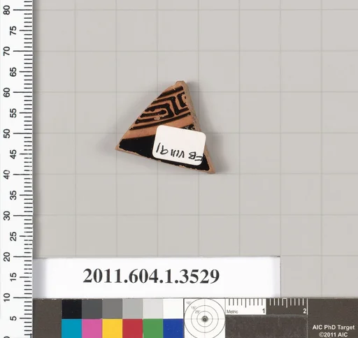 Terracotta fragment of a kylix (drinking cup)