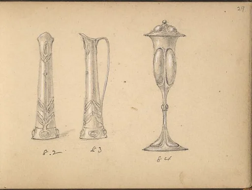 Designs for a Ewer and a Drinking Vessel