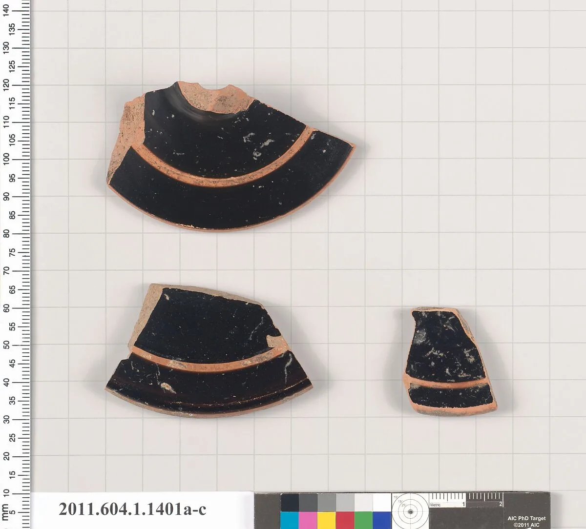 Terracotta fragments of kylikes (drinking cups) — Unknown