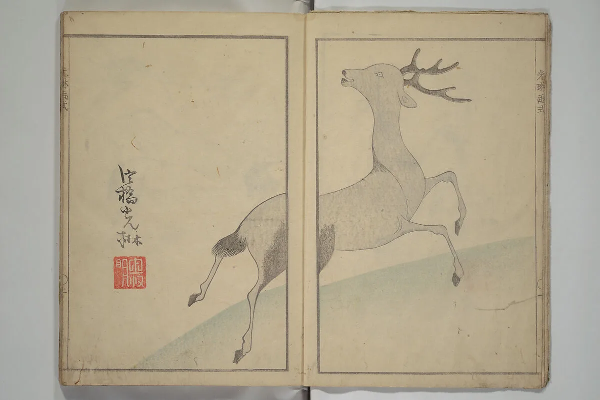 光琳画式|Kōrin's painting style (Kōrin gashiki) 光琳画式 — Aikawa Minwa 合川珉和