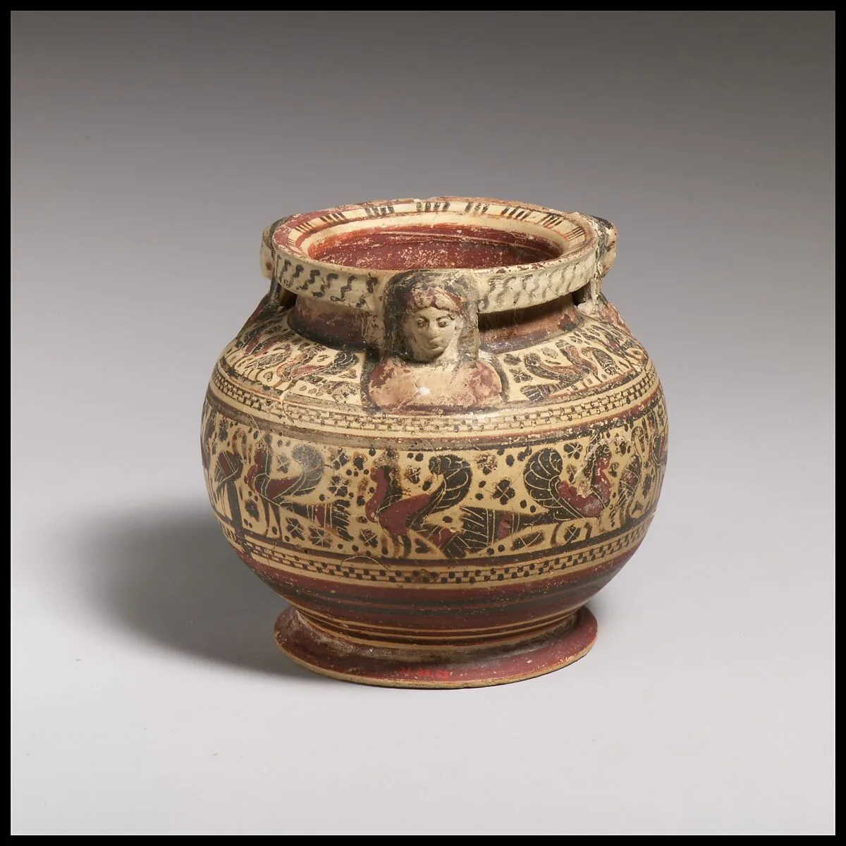 Terracotta pyxis (box) — Unknown