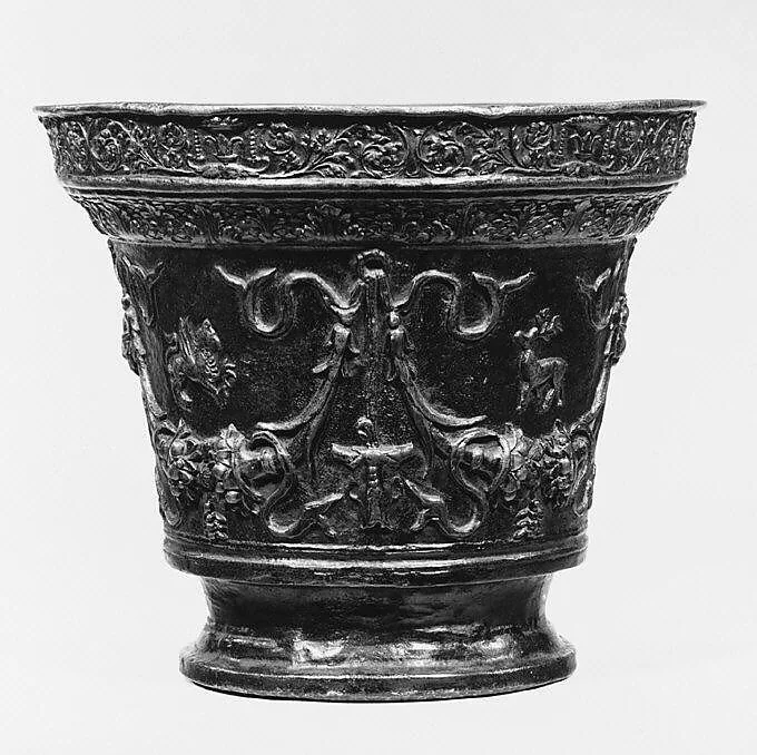 Renaissance-style mortar — Vincenzo Grandi|Gian Gerolamo Grandi