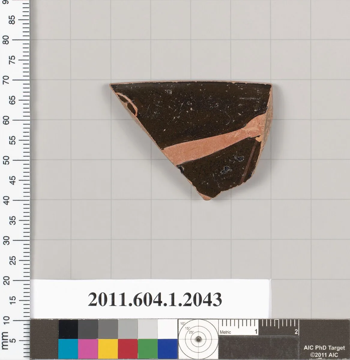 Terracotta rim fragment of a kylix (drinking cup) — Unknown