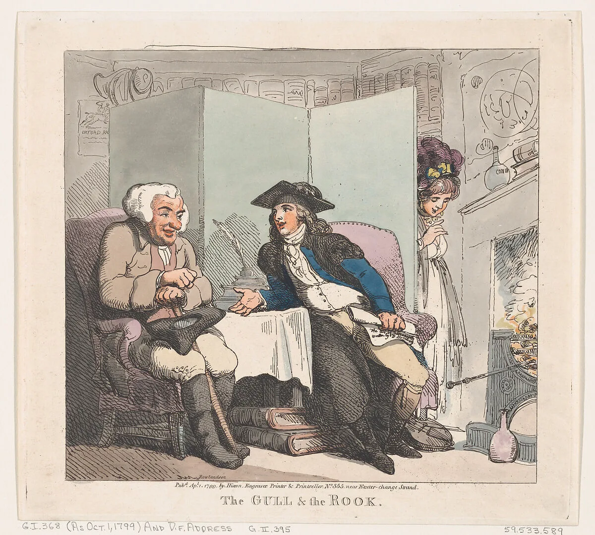 The Gull and the Rook — Thomas Rowlandson|Robert Hixon