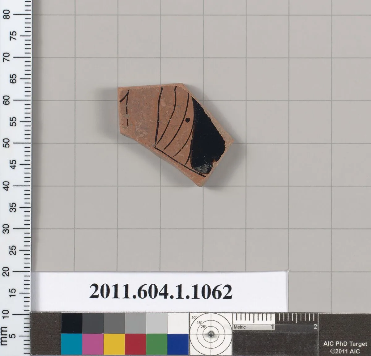 Terracotta fragment of a kylix (drinking cup) — Unknown