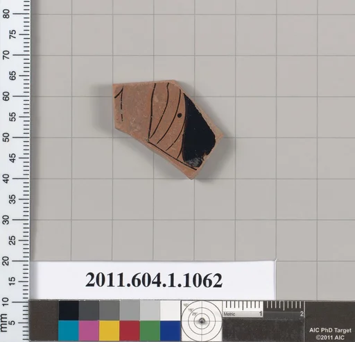 Terracotta fragment of a kylix (drinking cup)