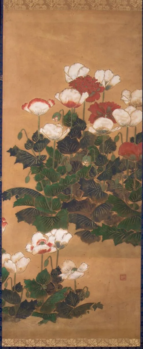 芥子図|Poppies — Kitagawa Sōsetsu