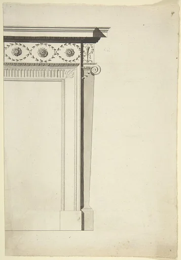 Partial Design for a Chimneypiece