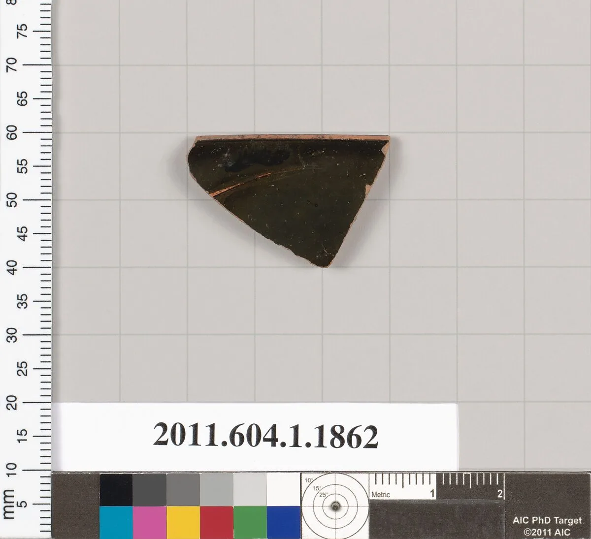 Terracotta rim fragment of a kylix (drinking cup) — Unknown