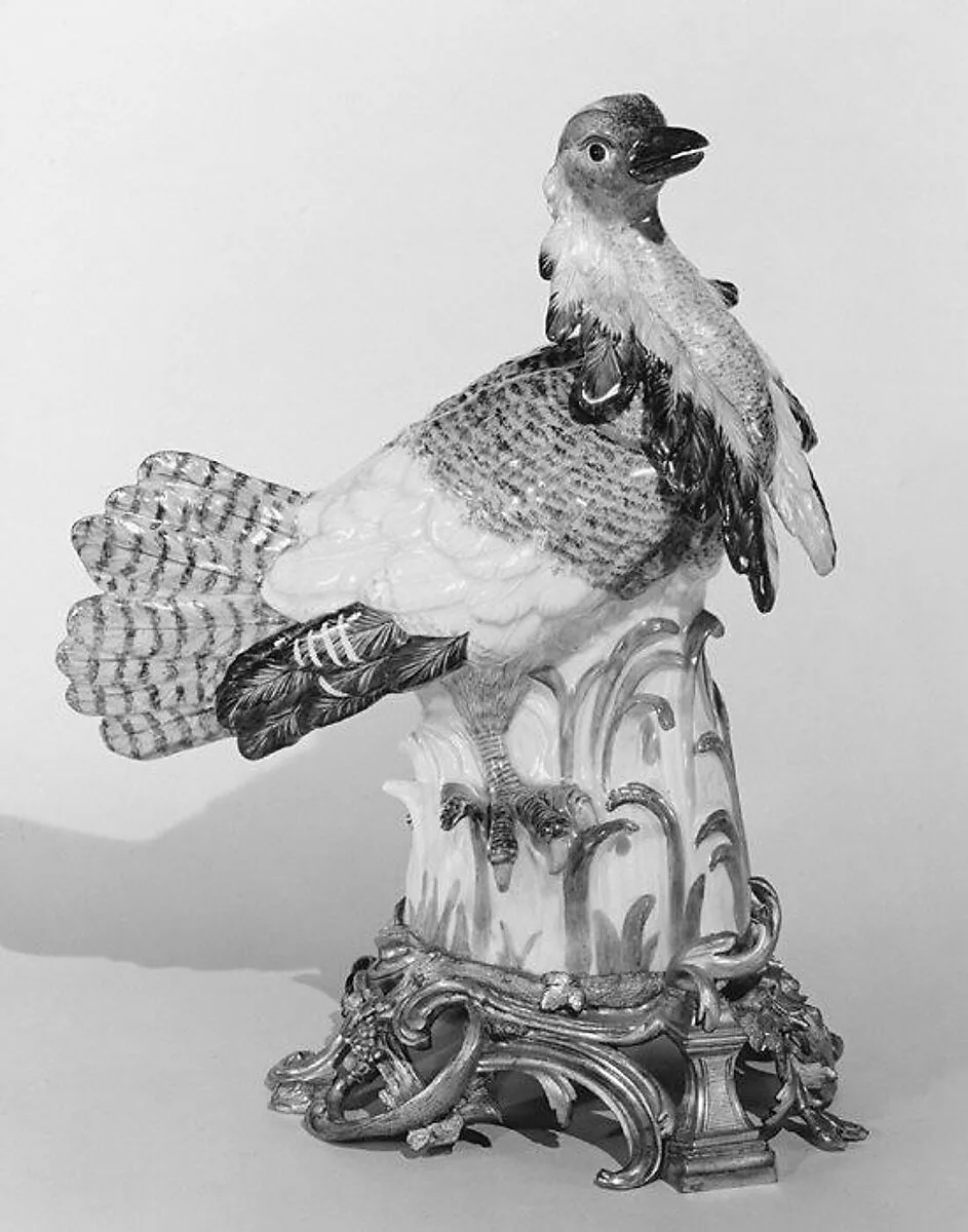 Ruffed bustard (one of a pair) — Meissen Manufactory|Johann Joachim Kändler