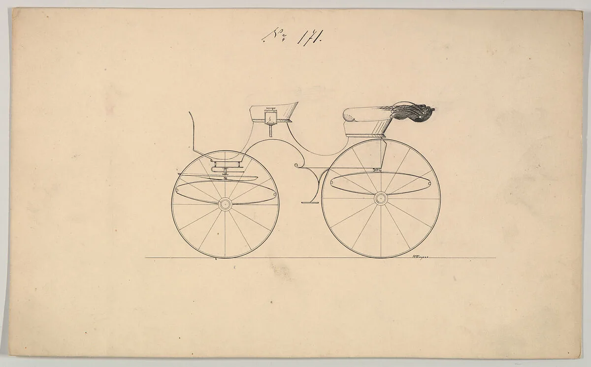 Design for Phaeton, no. 171 — Brewster & Co.|R. Weyers