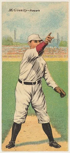 McGinnity, Newark, from the Mecca Double Folder series (T201) — Mecca Cigarettes