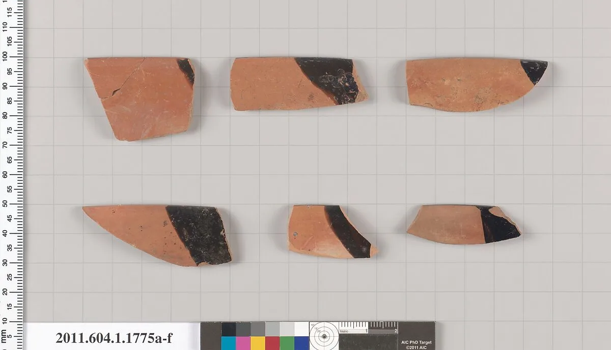 Terracotta rim fragments of kylikes(drinking cups) — Unknown
