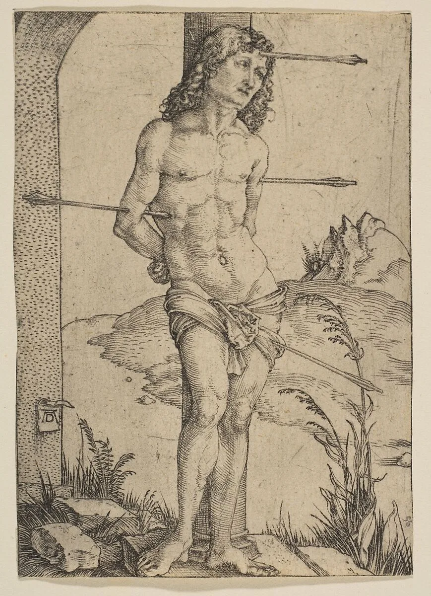 Saint Sebastian Bound to the Column — Albrecht Dürer