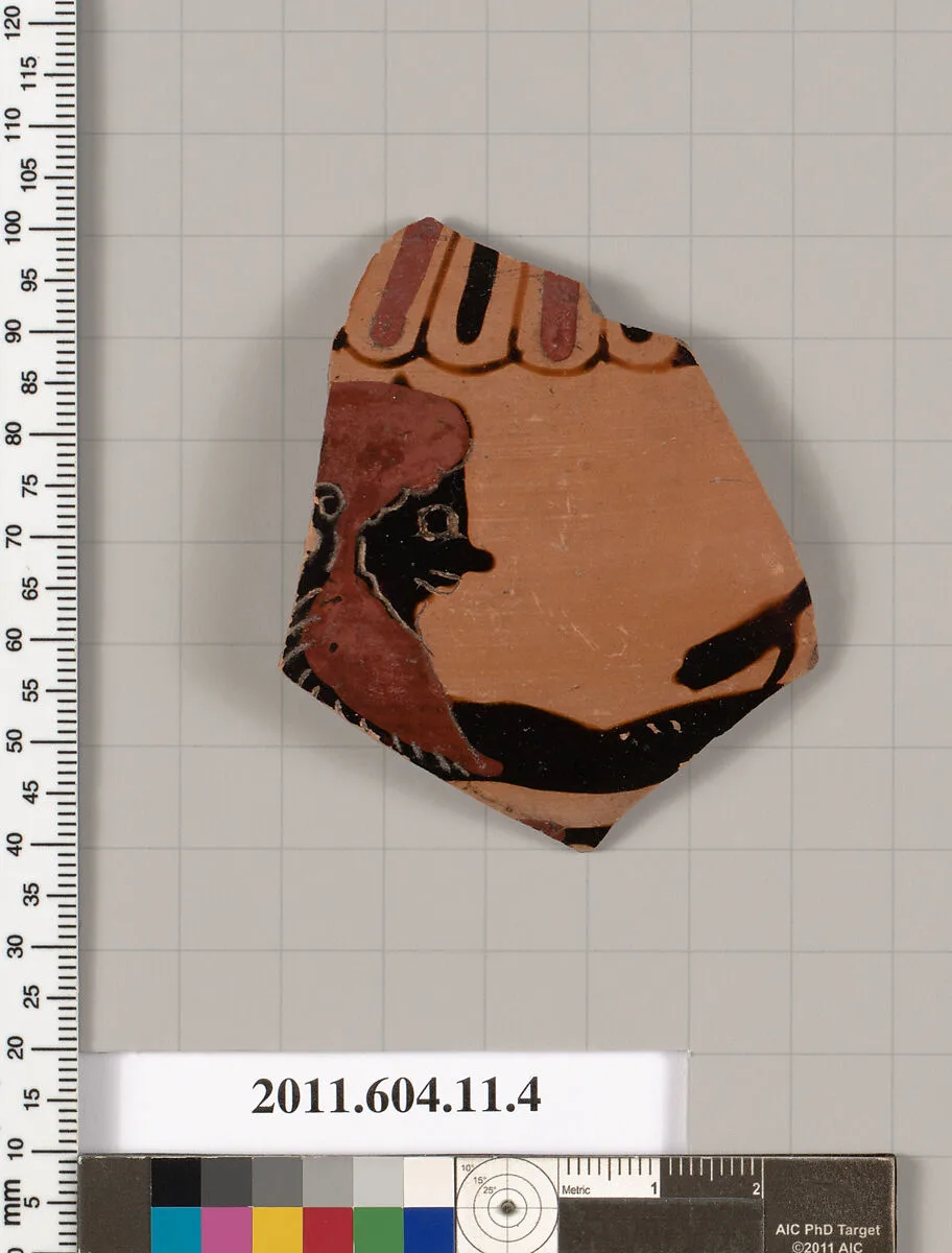 Terracotta fragment of a neck-amphora (jar)? — Unknown