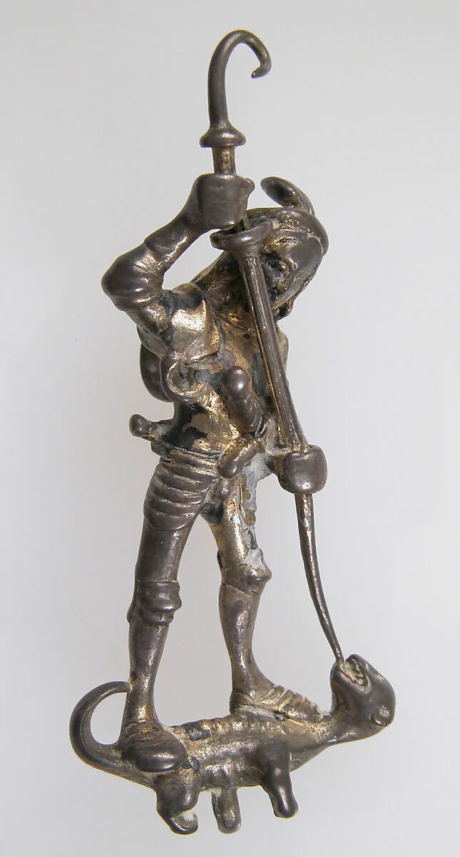 Pendant with St. George and The Dragon — Unknown