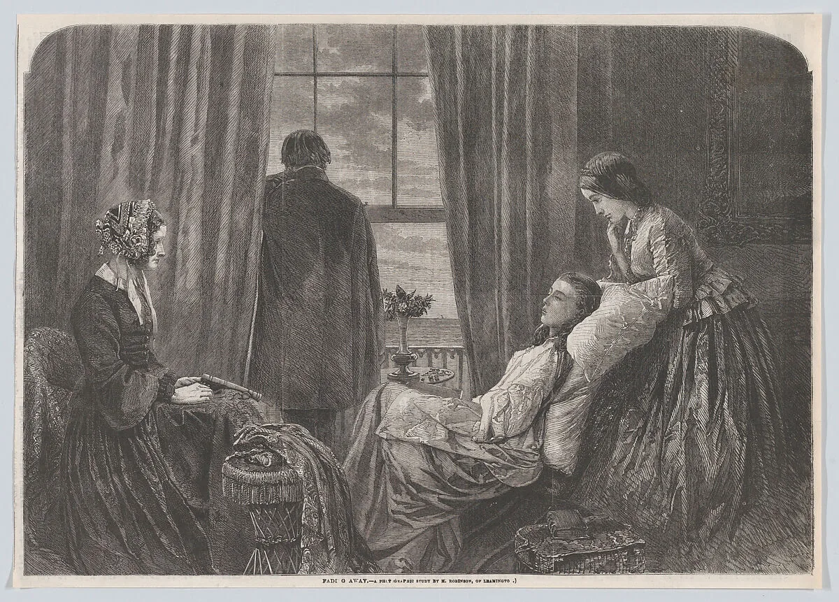 Fading Away, from "Illustrated Times" — Henry Peach Robinson