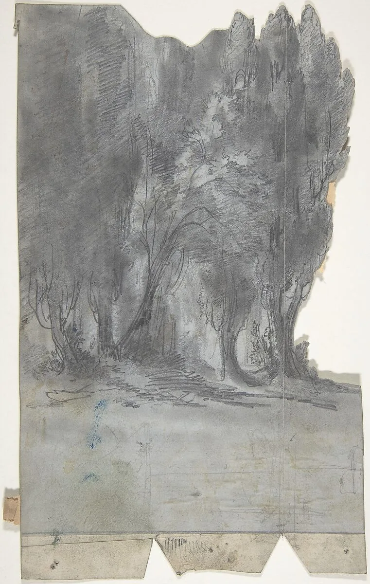 Design for a Stage Set at the Opéra, Paris — Eugène Cicéri