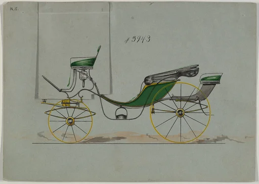 Design for Cabriolet or Victoria, no. 3943