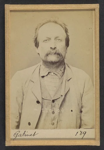 Gatinet. Pierre, Adrien. 50 ans, né le 13/10/43 à Bourges (Cher). Charpentier. Anarchiste. 2/7/94.