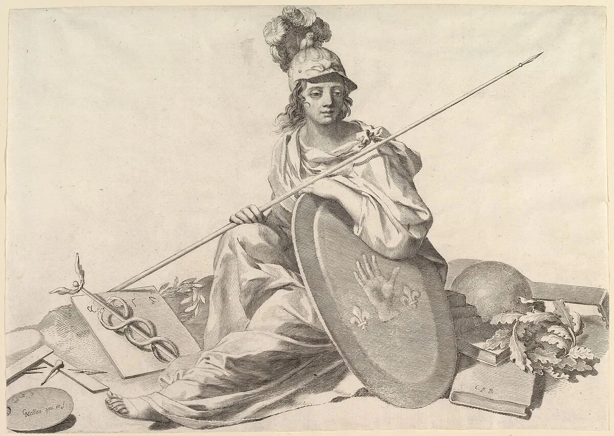 Minerva — Claude Mellan