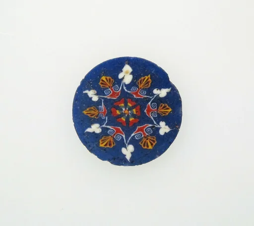 Glass mosaic inlay