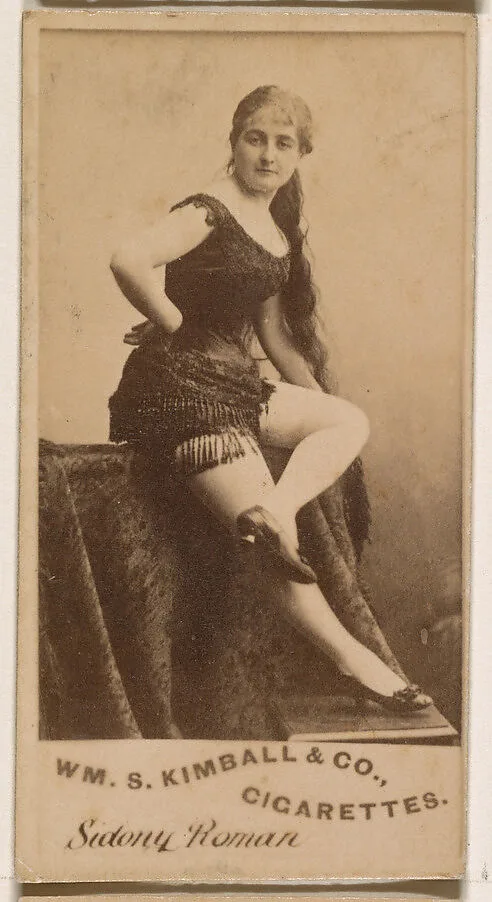 Sidony Roman, from the Actresses series (N203) issued by Wm. S. Kimball & Co. — William S. Kimball & Company
