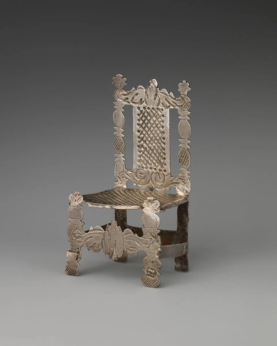 Miniature chair (one of four) (part of a set) — George Manjoy
