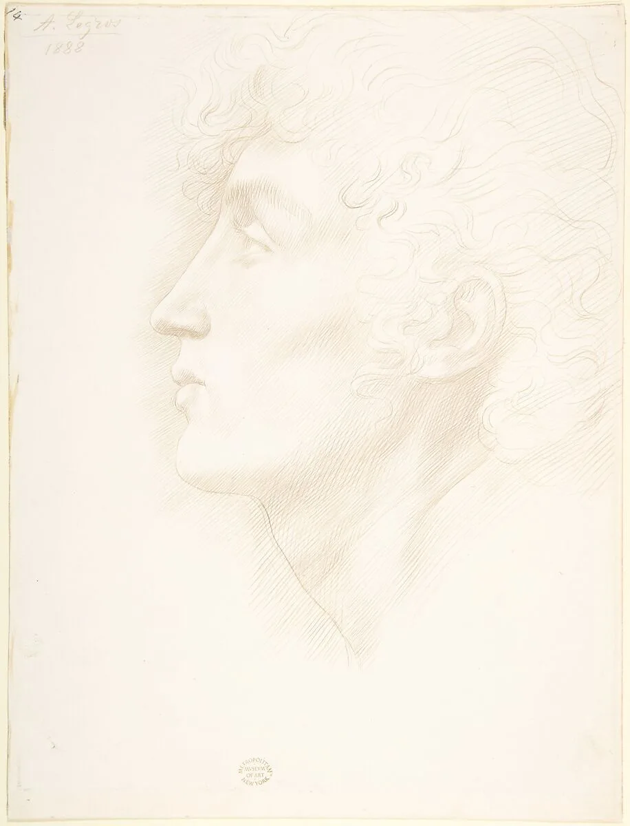 Head of an Irish Girl — Alphonse Legros