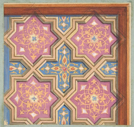 Partial design for the decoration of a ceiling