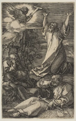 Christ on the Mount of Olives, from "The Passion"