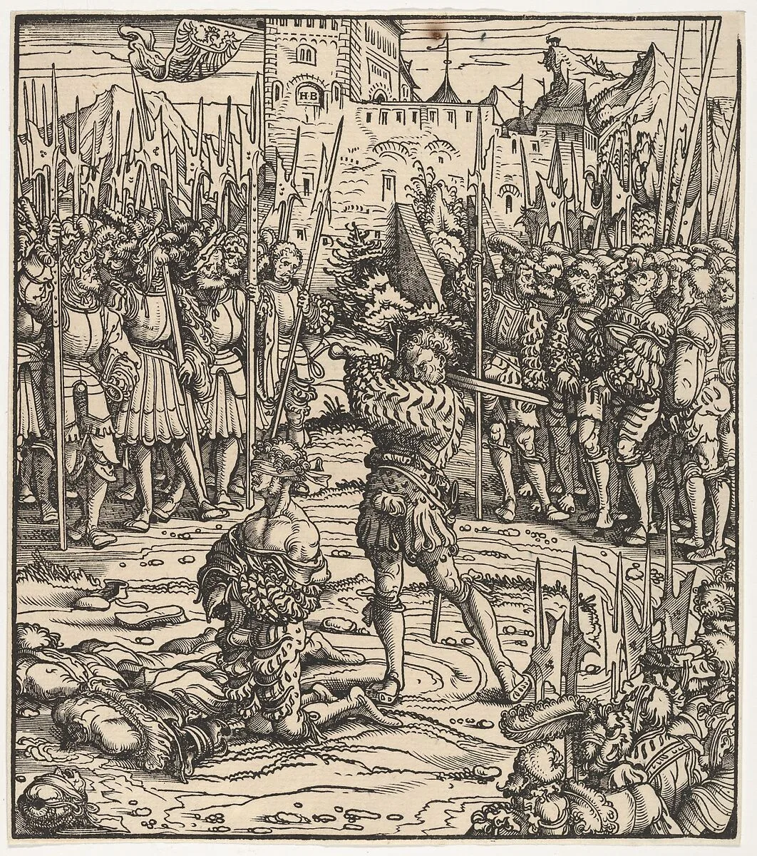 The Execution of the Guardian of Kufstein, from "Der Weisskunig" — Hans Burgkmair|Jost de Negker|Marx Treitz-Sauerwein von Ehrentreitz