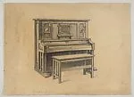 Design for a Piano — L. & J. G. Stickley of Fayetteville, New York