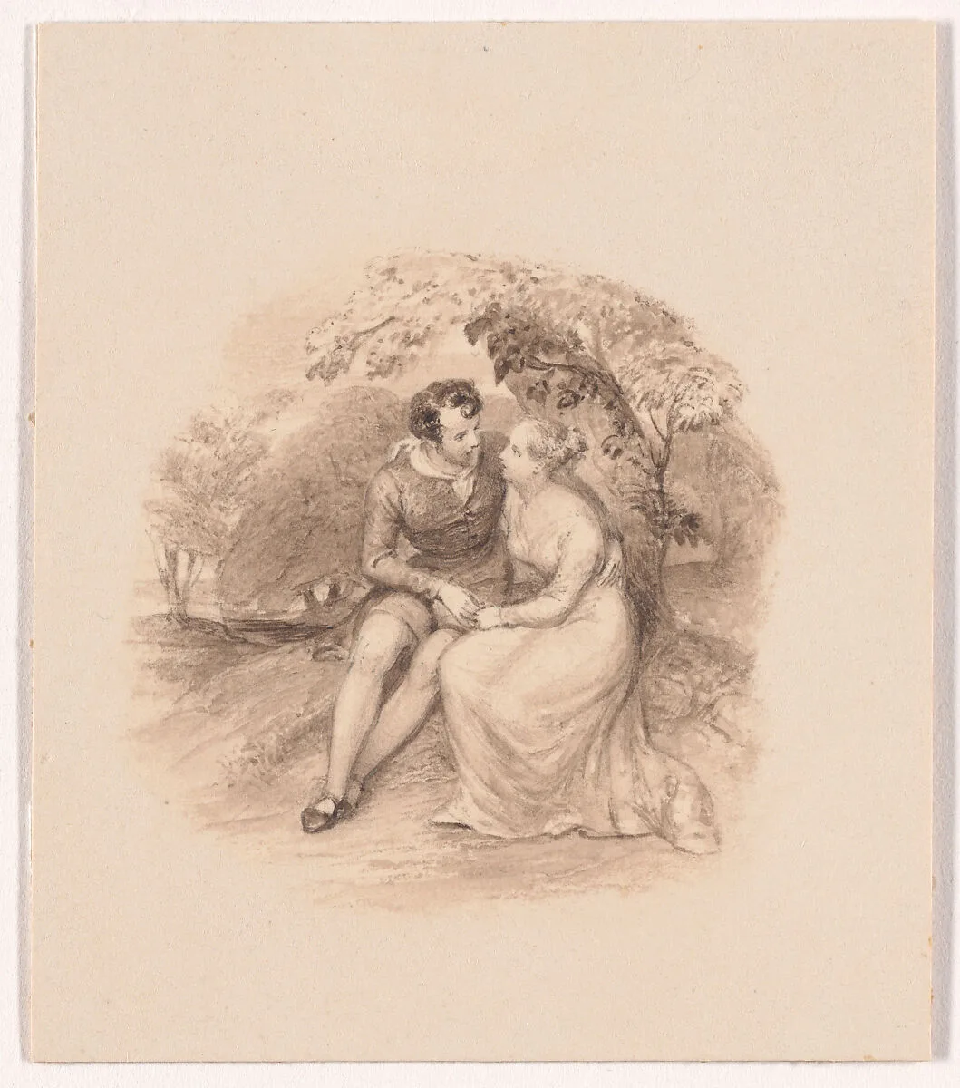 Illustration design for "The Economy of Human Life" — Frank Howard|Robert Dodsley