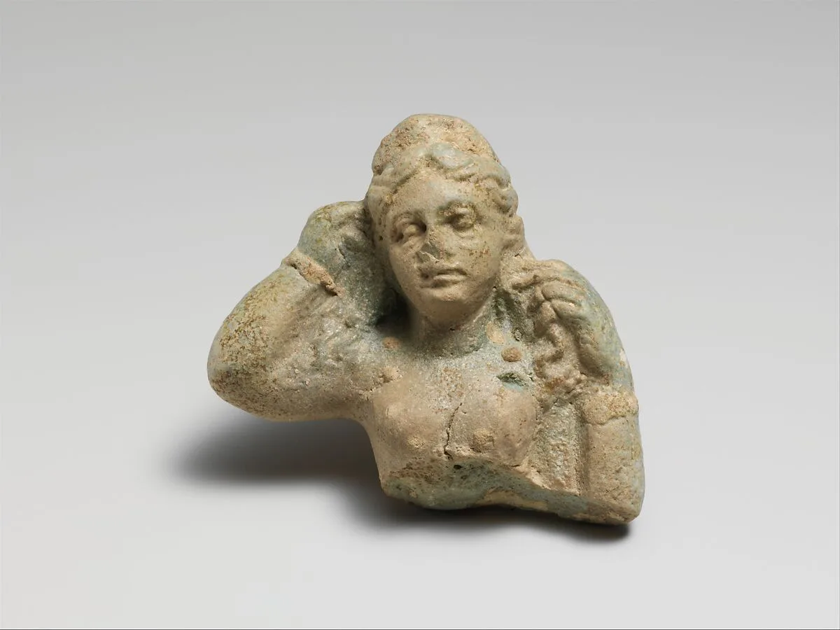 Fragmentary faience statuette of Aphrodite — Unknown