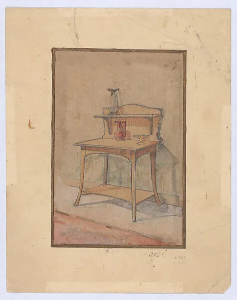 Designs for a Serving Station in the Art Nouveau Style — Georges de Feure|Edward Colonna