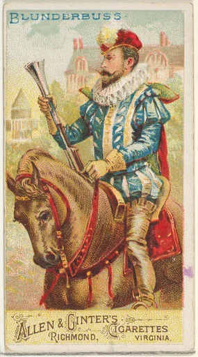 Blunderbuss, from the Arms of All Nations series (N3) for Allen & Ginter Cigarettes Brands