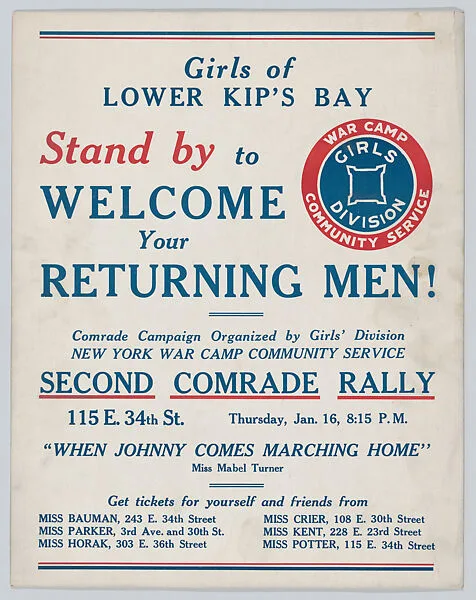 Girls of Lower Kip's Bay — Anonymous, American, 20th century