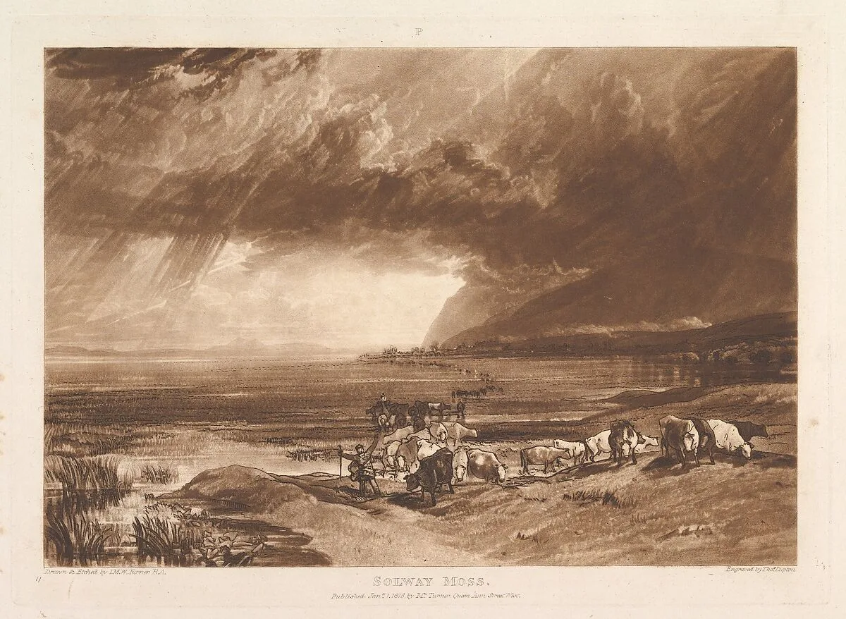 Solway Moss (Liber Studiorum, part XI, plate 52) — Joseph Mallord William Turner|Thomas Goff Lupton|Joseph Mallord William Turner