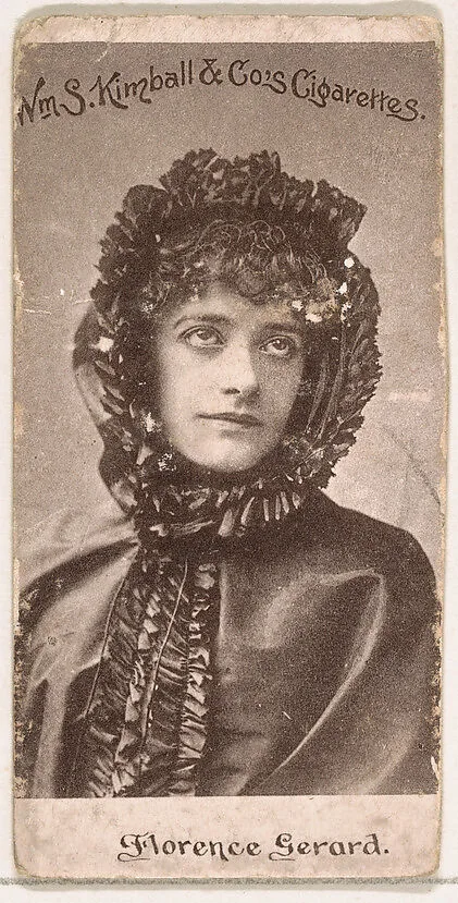 Florence Gerard, from the Actresses series (N190) issued by Wm. S. Kimball & Co. — William S. Kimball & Company