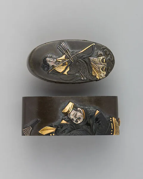 Sword-Hilt Collar and Pommel (Fuchigashira) — Unknown