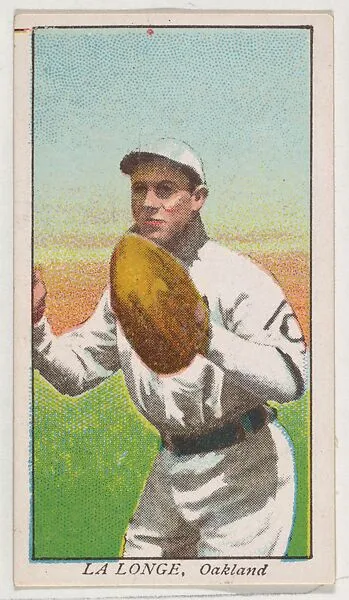 La Longe, Oakland, from the "Obak Baseball Players" set (T212), issued by the American Tobacco Company to promote Obak Mouthpiece Cigarettes — American Tobacco Company
