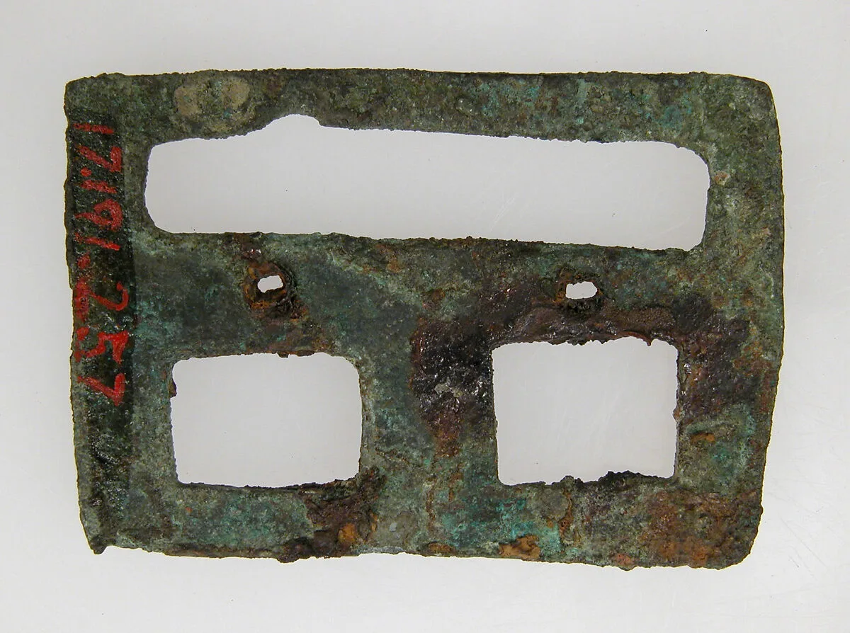 Flat Rectangular Plaque — Unknown