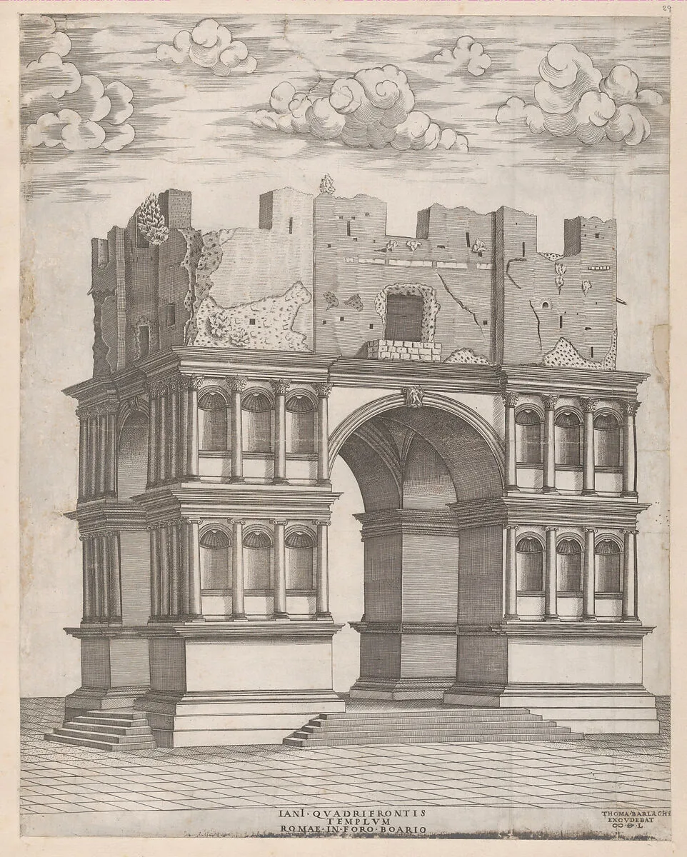 Speculum Romanae Magnificentiae: Temple of Janus — Tommaso Barlacchi|Anonymous