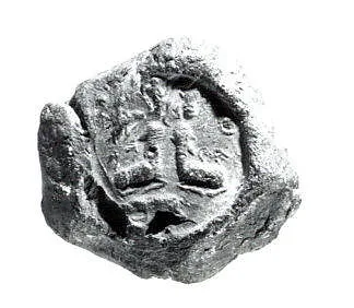 Sealing with stamp seal impression: confronted sphinxes — Unknown