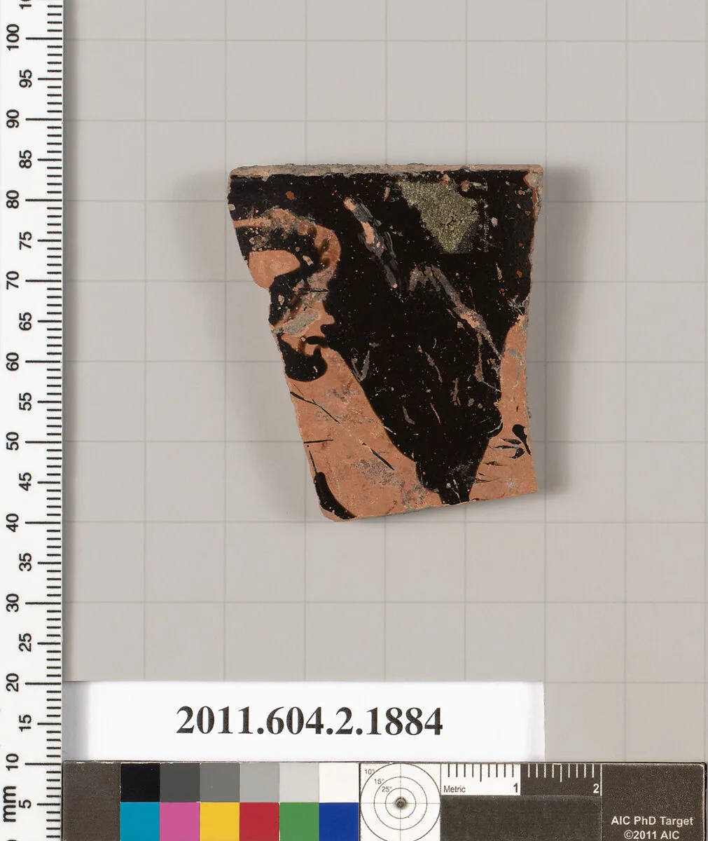 Terracotta rim fragment of a skyphos (deep drinking cup) — Unknown