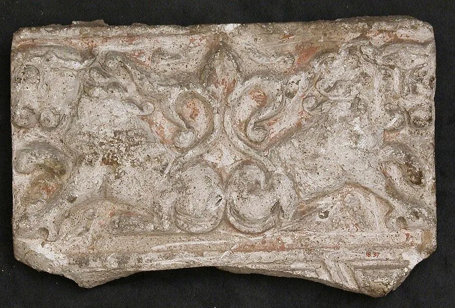 Fragment of a Frieze with Addorsed Lions — Unknown