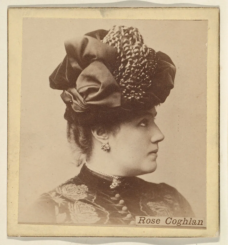 Rose Coghlan, from the Actresses series (N246), Type 2, issued by Kinney Brothers to promote Sporting Extra Cigarettes — Kinney Brothers Tobacco Company
