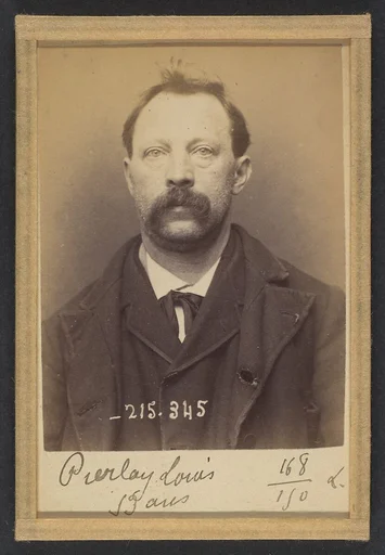 Pierlay. Louis, Victor. 53 ans, né à Paris XVIle. Sculpteur. Anarchiste. 8/3/94.