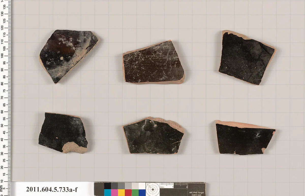 Terracotta fragments of kylikes (drinking cups) — Unknown